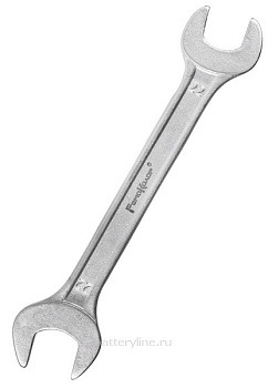 Ключ 22x24мм рожковый (матовый CRV хромванадий) Hobbi [43-3-722]