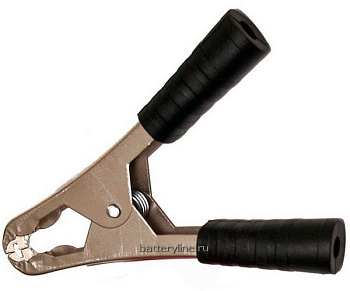 Крокодил 100А красный+черный ~108mm (2шт в упак)