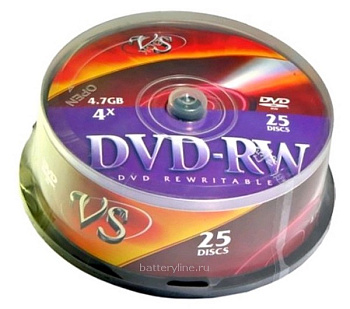 DVDRW VS -RW BULK 4.7Gb 4x brand 50bulk