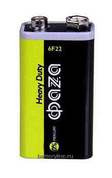 Батарейка крона 6F22 ФАЗА (1/10)