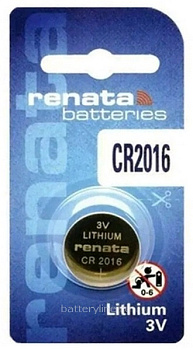 Батарейка CR2016 3v RENATA BL1 (1/10)