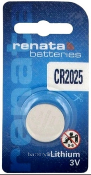 Батарейка CR2025 3v RENATA BL1 (1/10)
