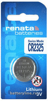 Батарейка CR2325 3v RENATA BL1 (1/10)