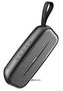 mp3 плеер колонка 1.0 microSD HOCO BS28 Bluetooth 3W (шнMicroUSB+джек3.5-джек3.5) серый 706096