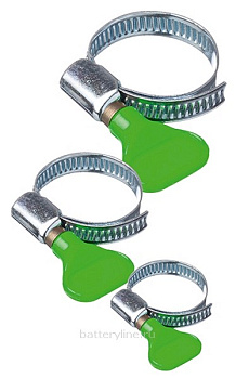 Хомут  16-27мм РОС ключ бабочка [47-4-427]