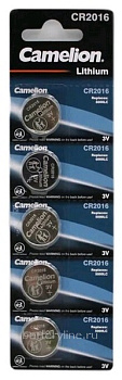 Батарейка CR2016 3v Camelion BL5 (5/50)