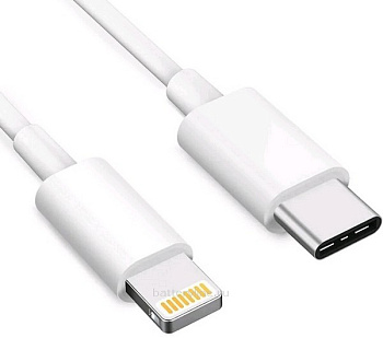 Кабель USB TYPE-C - IPHONE.Lightning 8pin 1.0m Hoco X37 2.4A белый в коробке 610056