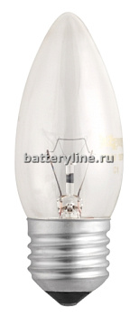 Лампа C1/B35 свеча E27 60W clear ДС 235-245V (россия) Лампа C1/B35 свеча E27 60W clear ДС 235-245V (россия)