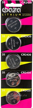 Батарейка CR2430 3v Фаза BL5