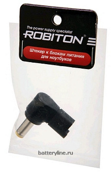 Штекер питания ноутбука 5.5*2.0mm L=12mm Acer Aspire One 522 угловой Robiton NB-LUCC BL1