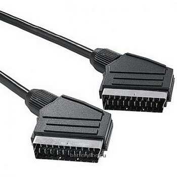 Шнур SC21-SC21 (Scart-Scart 21pin stereo) 1.0-1.2m 030446 Шнур SC21-SC21 (Scart-Scart 21pin stereo) 1.0-1.2m 030446