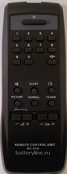 Пульт AKAI RC-51A [TV]  9011