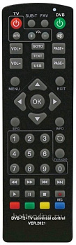 Пульт DVB-T2+TV универсальный version 2025 Пульт DVB-T2+TV универсальный version 2025