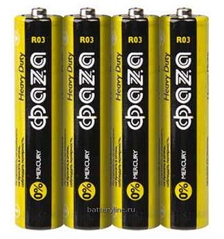 Батарейка AAA R03 ФАЗА (4/60)