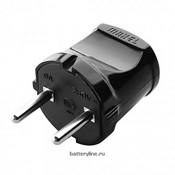 Вилка Makel M51 (10051) черный 6A Вилка Makel M51 (10051) черный 6A