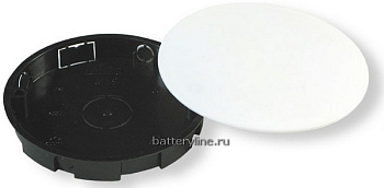 Коробка распаечная черная с белой крышкой круглая d=93мм IP20 (HEGEL У191) h=13мм Коробка распаечная черная с белой крышкой круглая d=93мм IP20 (HEGEL У191) h=13мм