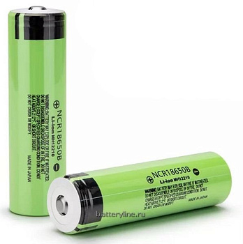 Аккумулятор 18650 [li-ion 3350mAh 3.7v 6.7A] 67мм*18.3мм без защиты Panasonic NCR18650B с контактом