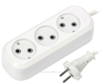 Удлинитель 3гн.10м 10A SmartBuy SBE-10-3-10-N (ПВС 2*1) 004726 Удлинитель 3гн.10м 10A SmartBuy SBE-10-3-10-N (ПВС 2*1) 004726
