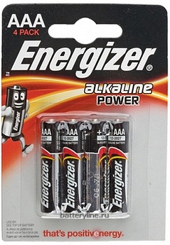 Батарейка AAA LR03 Energizer Power BL4 (4/120) 