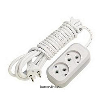 Удлинитель Makel 2гн 3м 10A MGP103 медный ПВС 2*0,75 Удлинитель Makel 2гн 3м 10A MGP103 медный ПВС 2*0,75