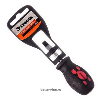 Отвертка плоск 6x 38 (RR SL 6х38мм) ЕРМАК (3/12) [651-103]