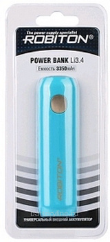 акк внешний  3350mAh Robiton 1xUSB(1.0A) пластик акк внешний  3350mAh Robiton 1xUSB(1.0A) пластик