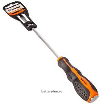 Отвертка плоск 6x150 (JT9990 мягк.ручка) ЕРМАК (2/12) [651-040]