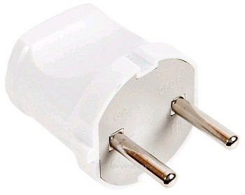 Вилка UNIVERSAL А113 белый 6A Вилка UNIVERSAL А113 белый 6A