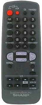 Пульт SHARP G1350SA [TV,VCR]  9255