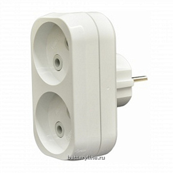Двухрозетник MAKEL 10030 (2гн) белый 10A Двухрозетник MAKEL 10030 (2гн) белый 10A
