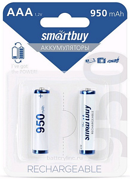 аккумулятор R03 950mAh NiMh SmartBuy BL2