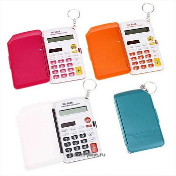 Калькулятор 568A цветные на блистере 400862