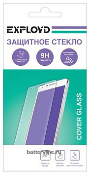 Стекло противоударное Glass универсальное 5.5" Exployd 0.33мм 2D глянц 503234