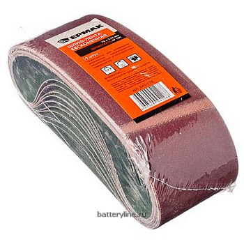 Шлиф-лента бесконечная 75*533мм ЕРМАК Р100 (10шт в упак) [645-178]