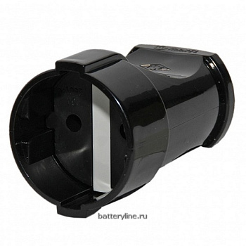 Гнездо Makel (10054) черный 16A