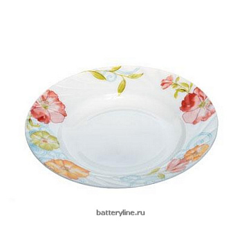 Тарелка 202мм суповая опаловое стекло VETTA Дионис HSP-80 [818-136] *