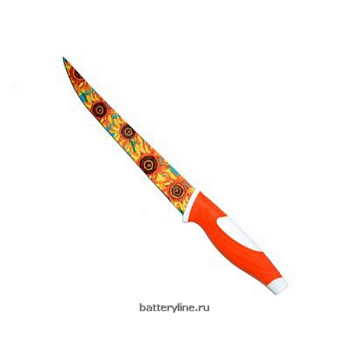 Нож кухонный 20см (8" ручк.пласт) Подсолнух VETTA (1/12) [803-159]
