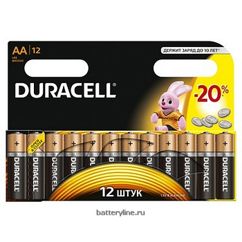 Батарейка AA LR6 Duracell** BL12 (12/144/864) Батарейка AA LR6 Duracell** BL12 (12/144/864)