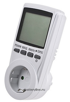 Ваттметр ROBITON PM-3 отображает ваты, вольты, герцы, стоимость + подсветка (16A) 740700 Ваттметр ROBITON PM-3 отображает ваты, вольты, герцы, стоимость + подсветка (16A) 740700