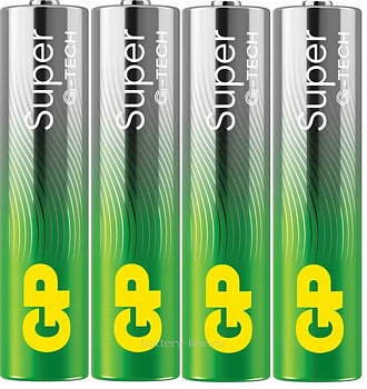 Батарейка AA LR6 GP** G-Tech (4/96/384) Батарейка AA LR6 GP** G-Tech (4/96/384)