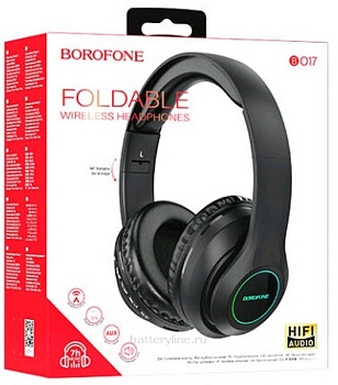 Гарнитура беспроводная полноразмерная Borofone BO17 Bluetooth +7h черный 384277 Гарнитура беспроводная полноразмерная Borofone BO17 Bluetooth +7h черный 384277