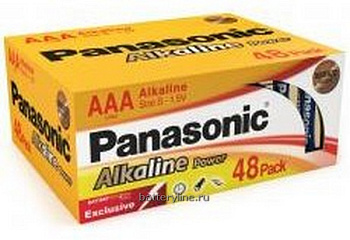 Батарейка AAA LR03 Panasonic AlkalinePower (4/48/240)