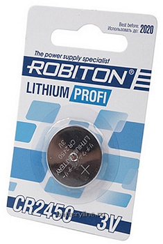 Батарейка CR2450 3v ROBITON BL1