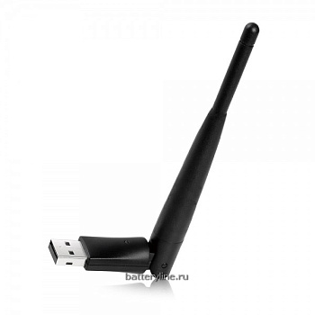 Адаптор USB приемWiFi (150Мбит 802.11b/g/n, MT7601 realink) с антенной Адаптор USB приемWiFi (150Мбит 802.11b/g/n, MT7601 realink) с антенной