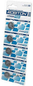 Батарейка CR1632 3v ROBITON BL5