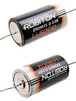 Батарейка ER34615 3.6v Robiton Lithium D (с аксиальными выводами) Батарейка ER34615 3.6v Robiton Lithium D (с аксиальными выводами)
