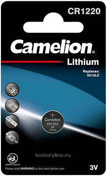 Батарейка CR1220 3v Camelion BL1 (1/10)