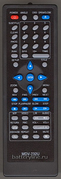 Пульт MYSTERY MDV-732U  11752 Пульт MYSTERY MDV-732U  11752