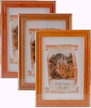 Фоторамка дерево+стекло 21*30 Сосна 3N92 орех Фоторамка дерево+стекло 21*30 Сосна 3N92 орех