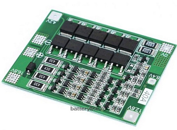 плата заряда 4х элементов для шуруповертов до 16,8V BMS 4S 40A плата заряда 4х элементов для шуруповертов до 16,8V BMS 4S 40A